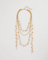 Pink Pink Multi-Layer Necklace