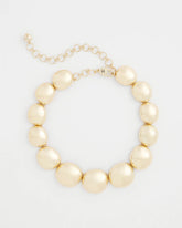 Gold Gold Pebble Collar Necklace