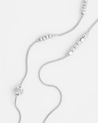 Silver Hexie Multi-Strand Necklace