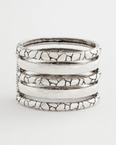 Silver Silver Island Metals Cuff Bracelet