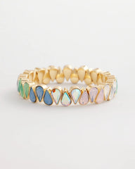 Multi Teardrop Tennis Bracelet