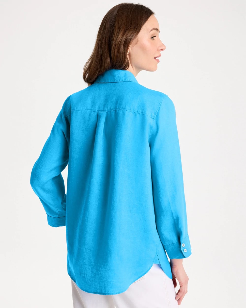 Blue Tide No Iron™ Linen Shirt