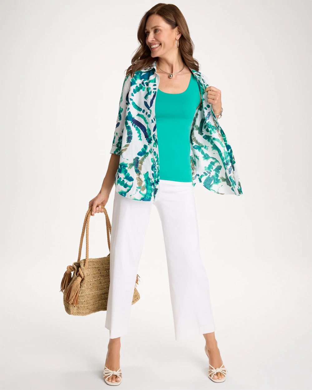 Topanga Green Microfiber Tank