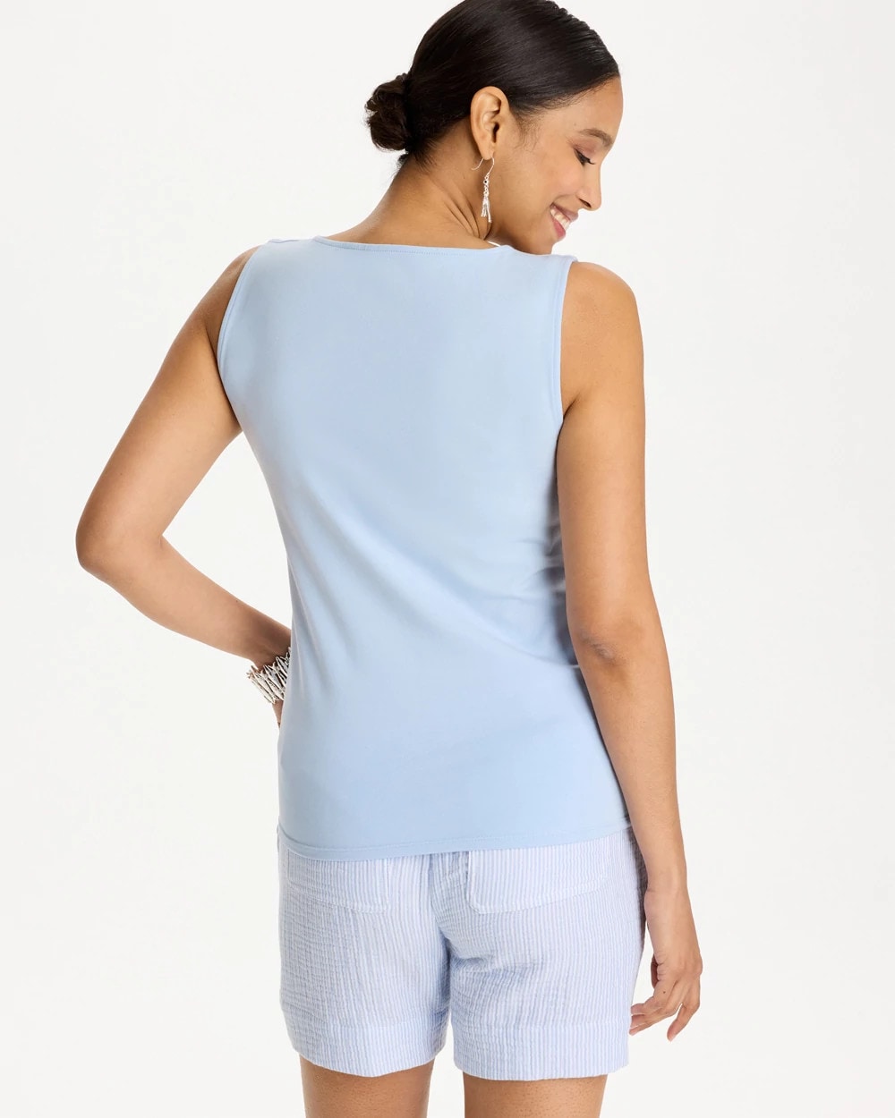Blue Haven Contour Cotton™ Square Neck Tank