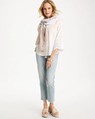 Alabaster Tencel™ Denim Eyelet Shirt