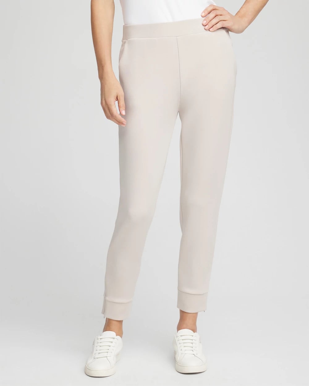 Smokey Taupe Zenergy® Caviar Bead Joggers