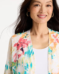 Calypso Coral Printed Summer Romance Cardigan