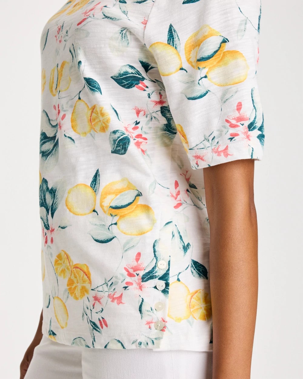 Limon Cotton Slub Printed Tee