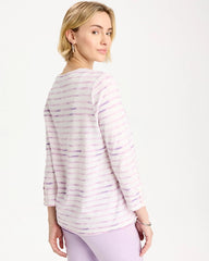 Pale Sweet Pea Palermo Cotton Slub Tee