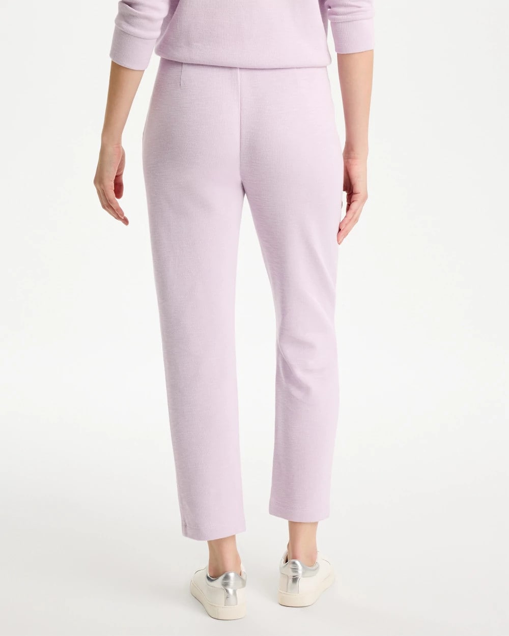 Pale Sweet Pea Zenergy® Beach Slub Cropped Pants
