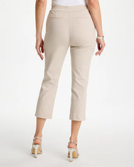 Smokey Taupe Brigitte™ Slim Pull-On Crop Pant