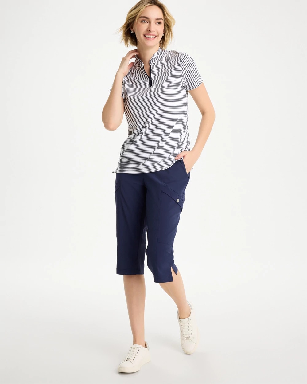 Passport Blue Zenergy® UPF Pedal Pusher Pants