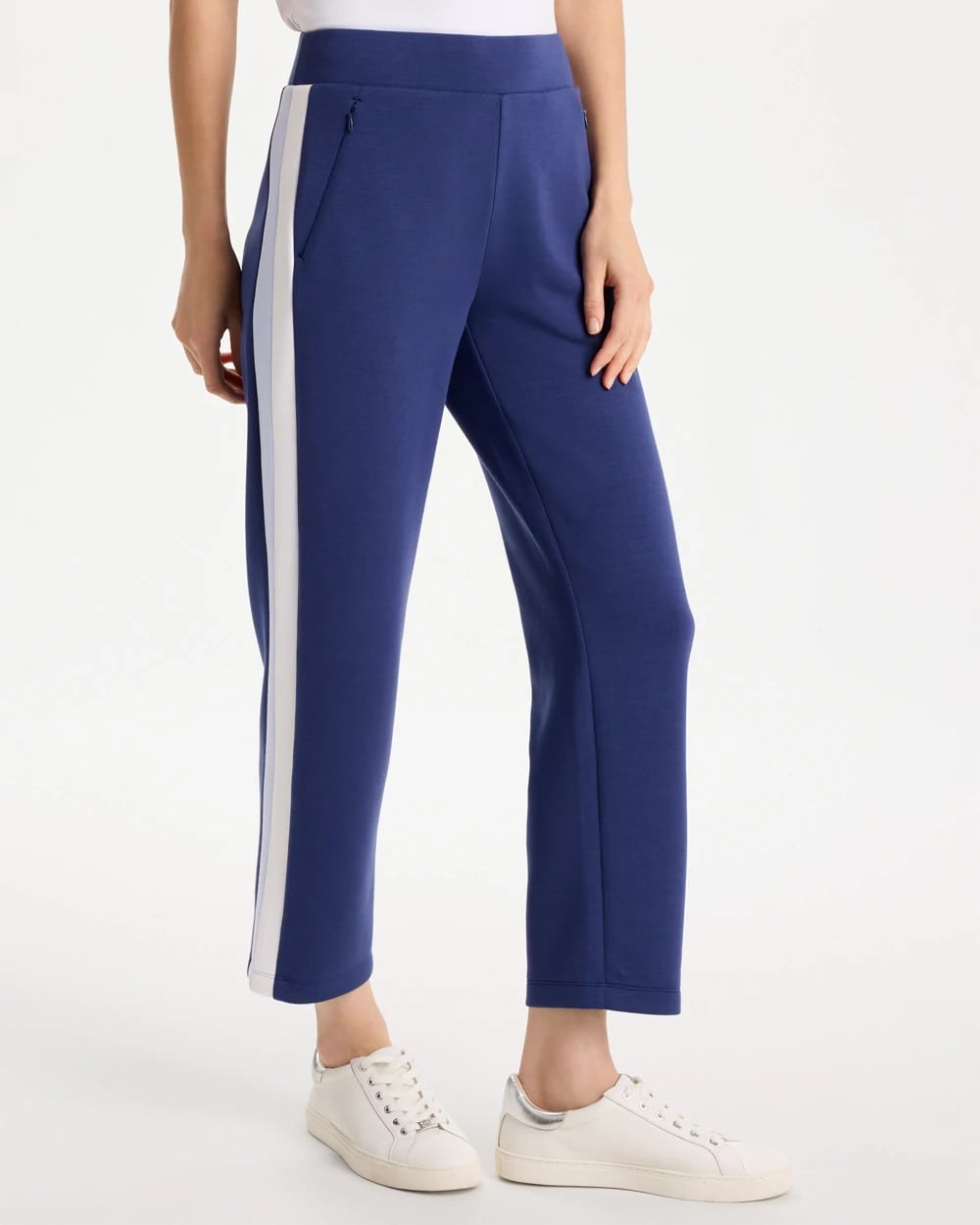 Starlit Navy Zenergy® Soft Contrast Crop Pants