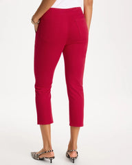 Cherry Lush Pull-On Capri Jeans
