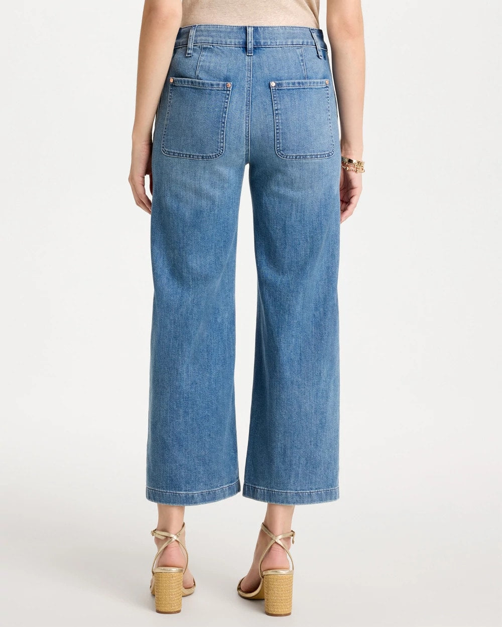 Monaco Indigo Straight Crop Trouser Jeans