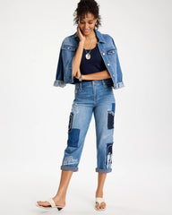 Underwater Indigo Relaxed Boyfriend Summer Jean