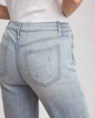 Shasta Indigo Girlfriend Slim Cropped Jeans