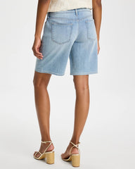 Shasta Indigo Girlfriend Slim Indigo Jean Shorts