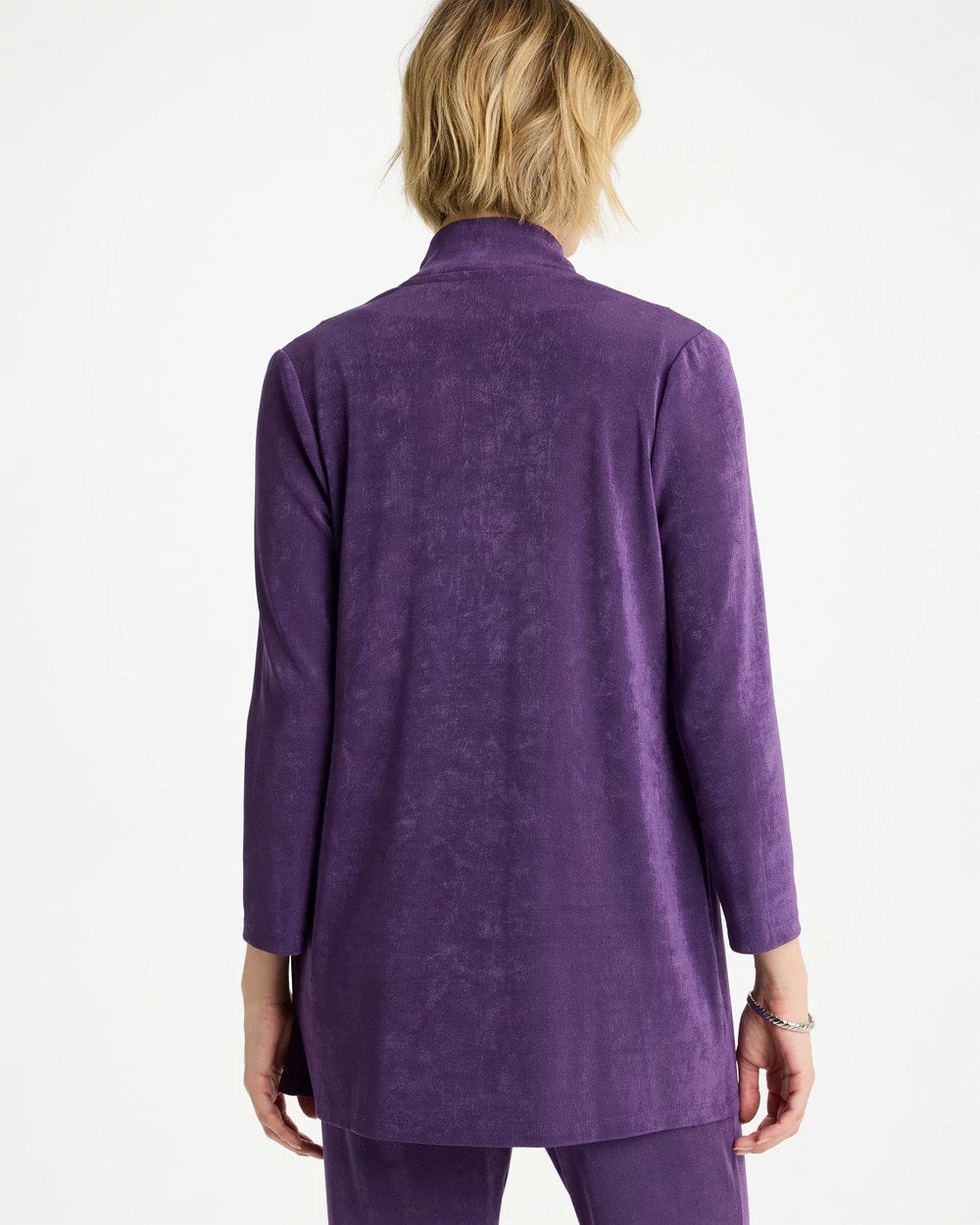 Rich Amethyst Travelers™ Pleat Front Jacket