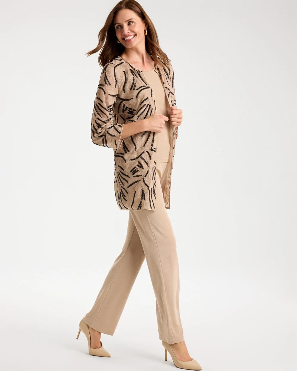 New Sonora Sand Travelers™ Collection Embroidered Sequins Jacket