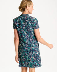 Topanga Green Zenergy® UPF Contrast Trim Dress