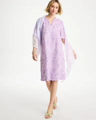 Orchid Mist 3D Floral Dress