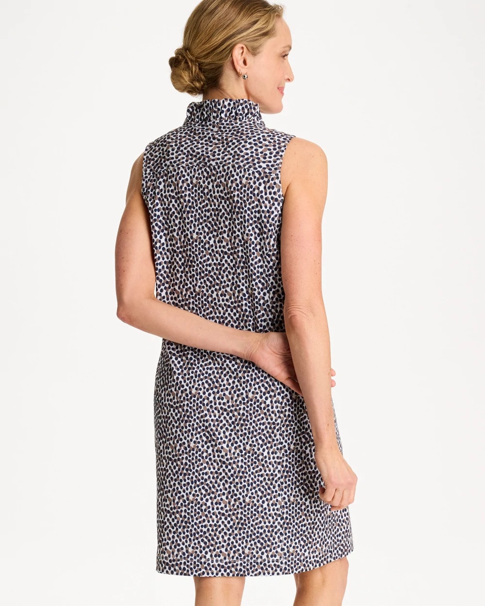 Passport Blue Zenergy® UPF Ruffle Dress