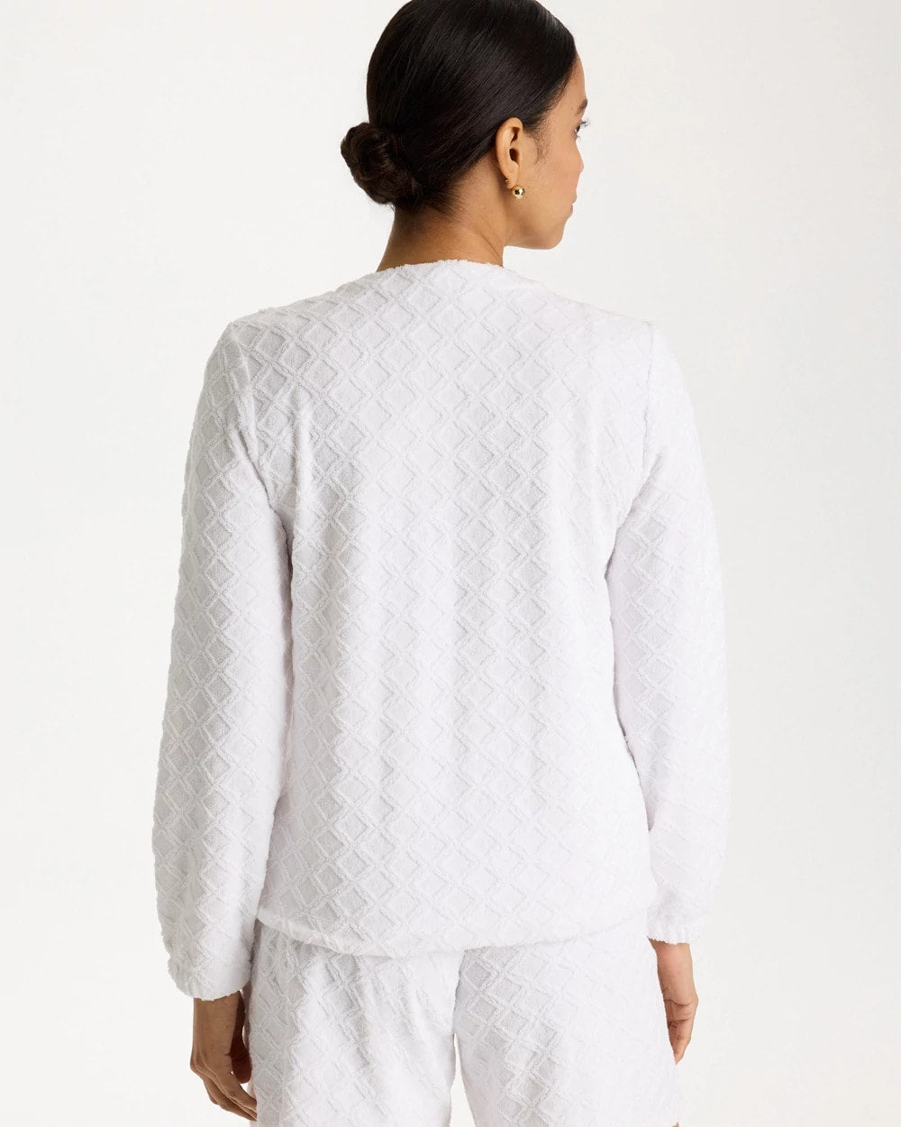Alabaster Zenergy® Terry Cloth Jacquard Top