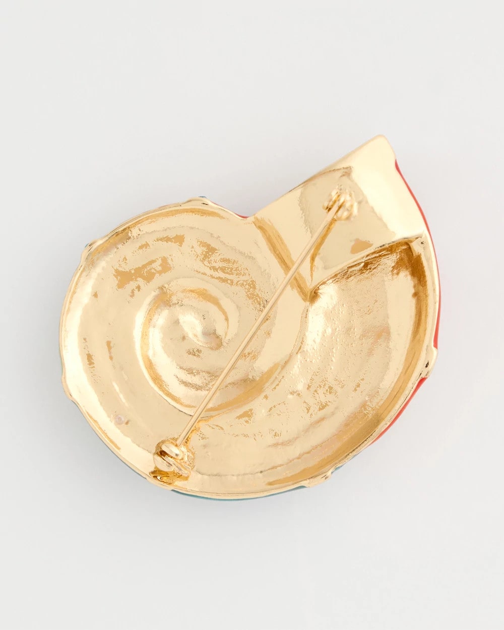 Multi Conch Shell Brooch
