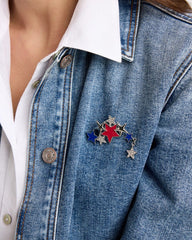 Multi Americana Star Brooch