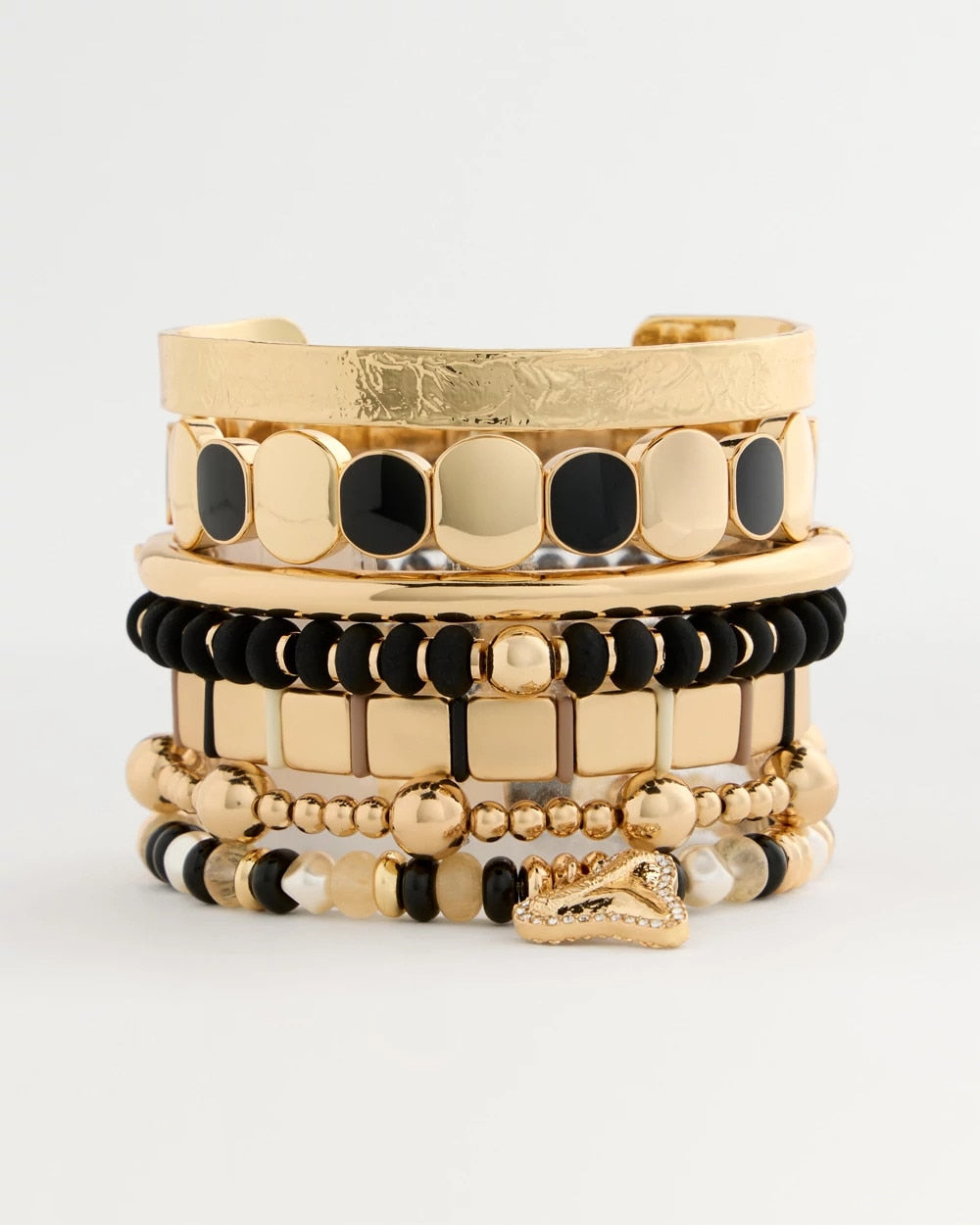 Neutral Glam Neutral Slice Stretch Bracelet