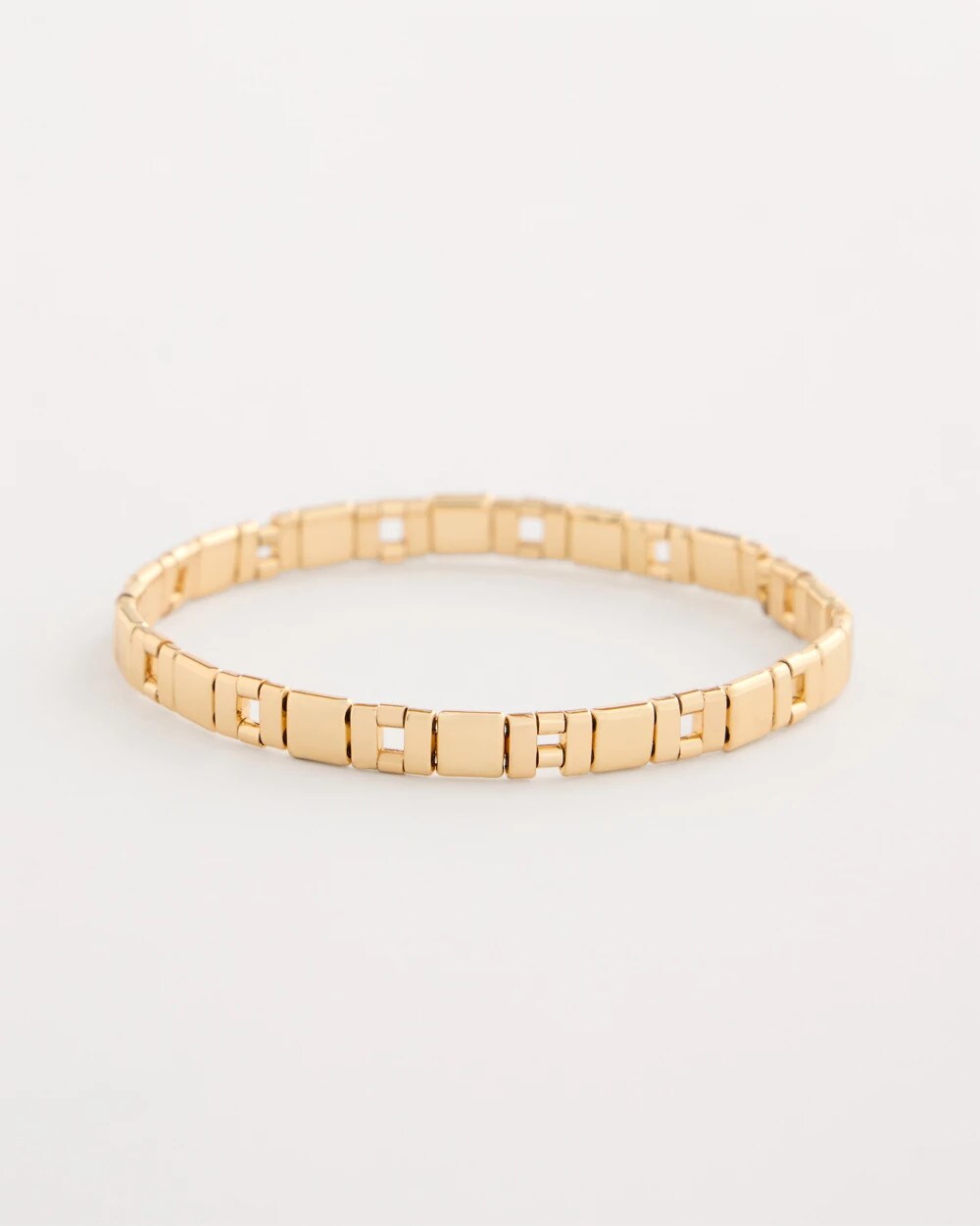 Gold Glam Slice Stretch Bracelet