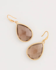 Neutral Neutral Teardrop Earrings