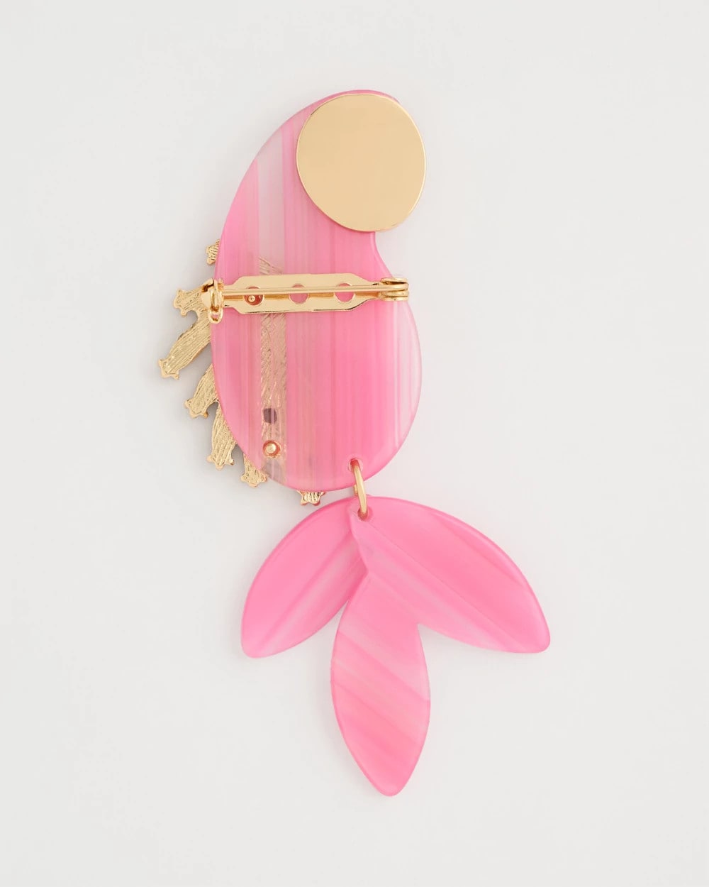 Pink Chic Pink Parrot Brooch