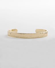 Gold Goldtone Flexible Cuff Bracelet