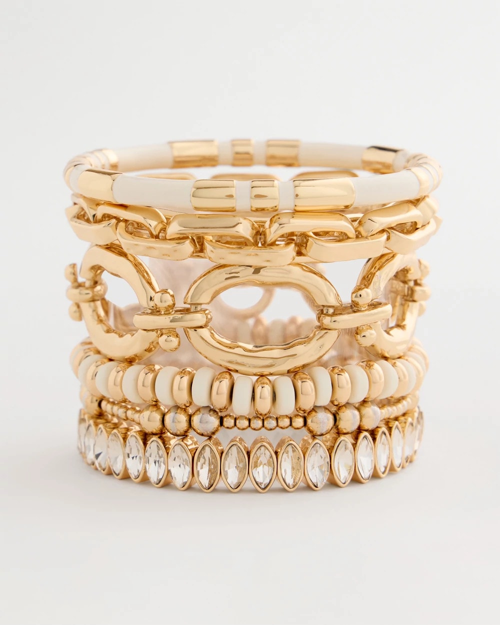 White White Enamel Hinge Bangle