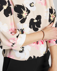 Sweet Blossom Satin Blossom Burst Top
