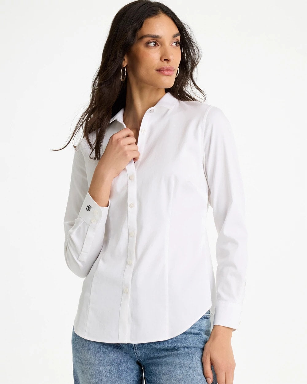 Optic White No-Iron™ Stretch Shirt
