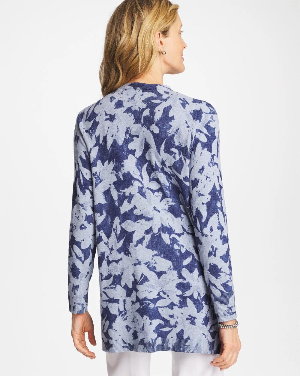Blue Ella Floral Cardigan