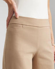 Cattail Brown Brigitte™ Slim Wide-Leg Pants