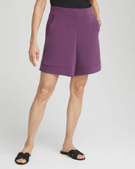 Washed Grape Zenergy® Pull-On Shorts