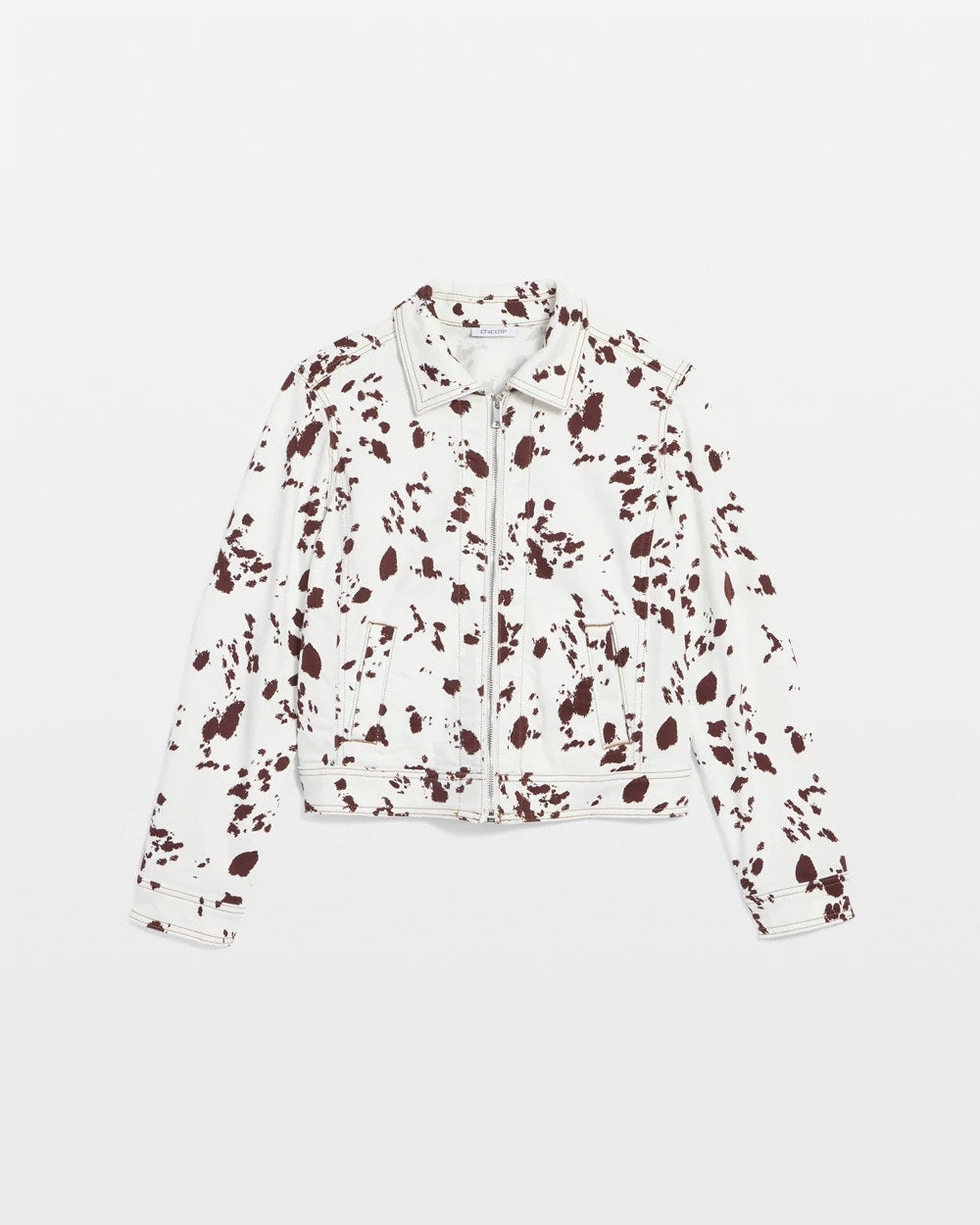 Ecru Pampas Pony Denim Jacket