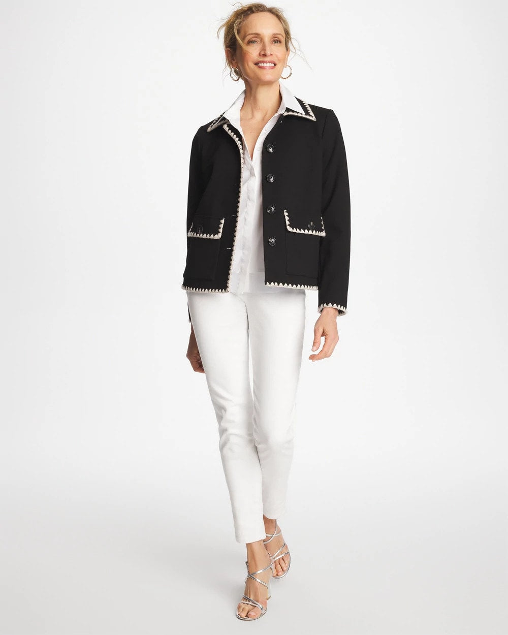 Black Knit Shacket