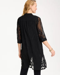 Travelers Black Travelers™ Collection Sheer Jacquard Topper