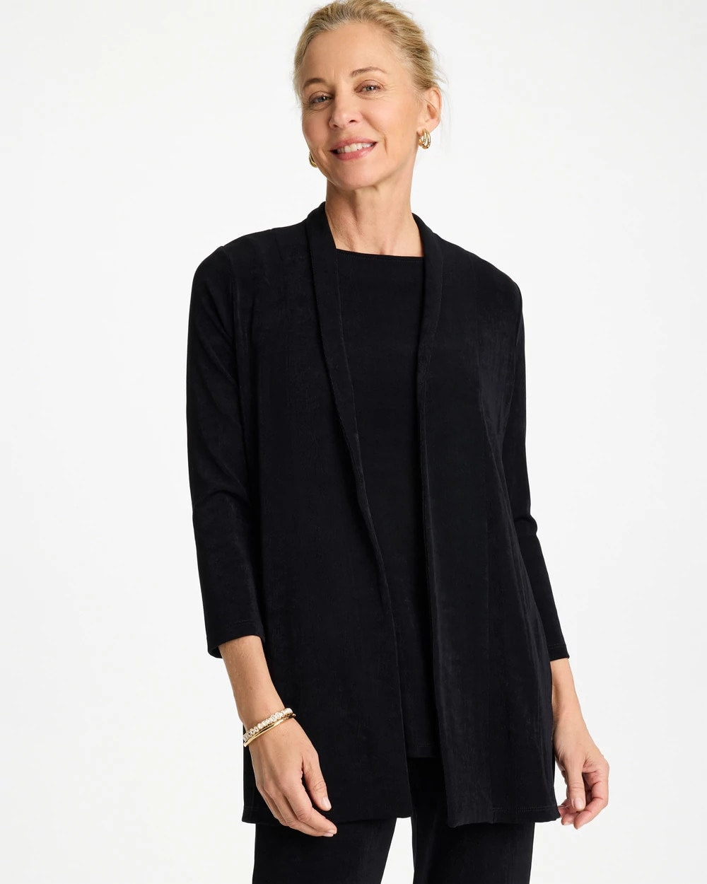 Travelers Black Travelers™ Classic Long Knit Jacket