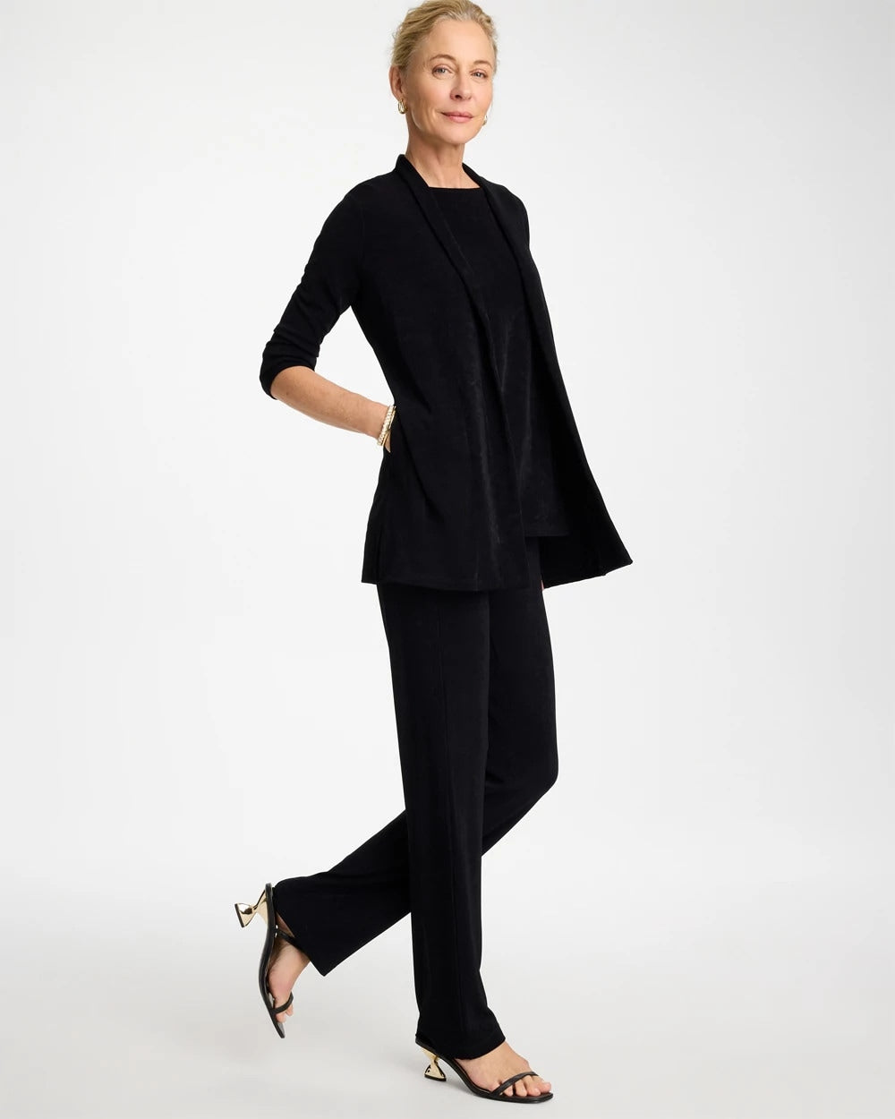 Travelers Black Travelers™ Classic Long Knit Jacket
