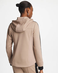 Studio Taupe Zenergy® Double-Knit Contrast Jacket