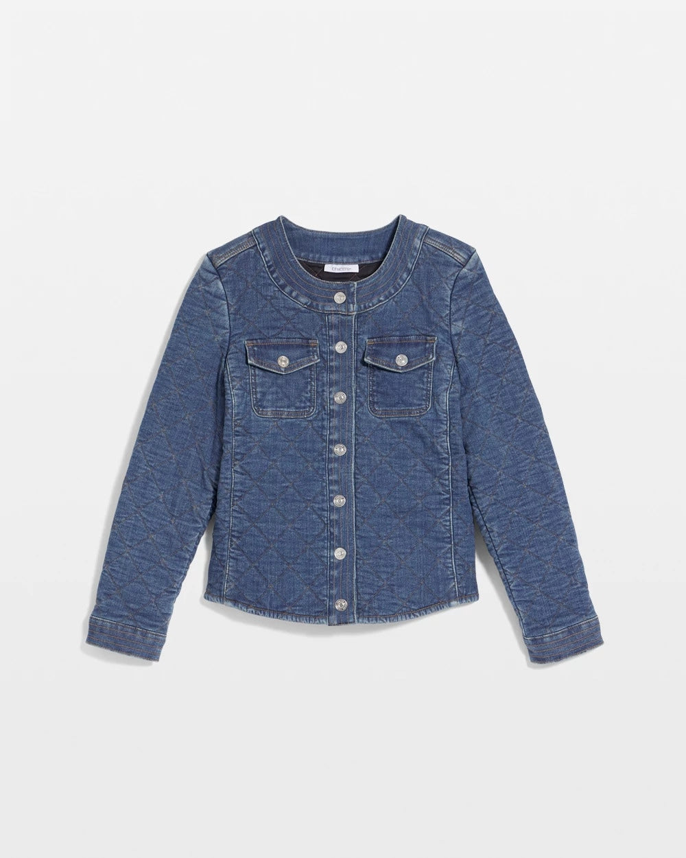 Wilma Indigo Quilted Denim Jacket