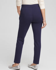 Passport Blue Zenergy® Double-Knit Ankle Pants