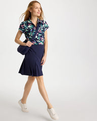 Blossom Zenergy® UPF Blooms Half Zip Polo